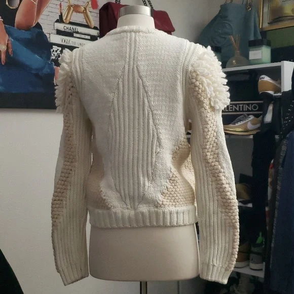 & Other Stories Chunky Cable Sweater Size XS - Picture 5 of 16